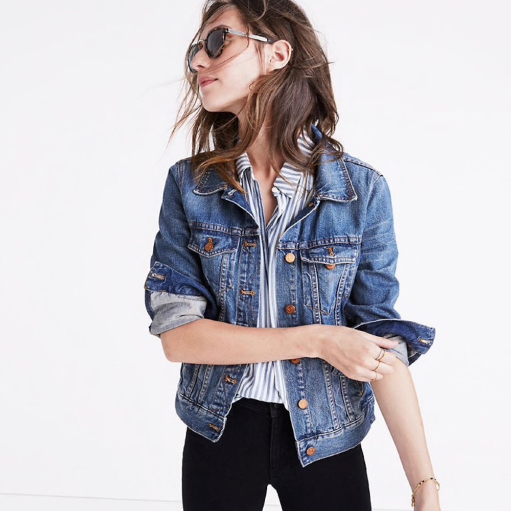 Madewell Jean Jacket in Pinter Wash Women’s S